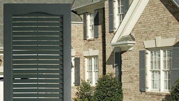 Louvered Vinyl Shutters