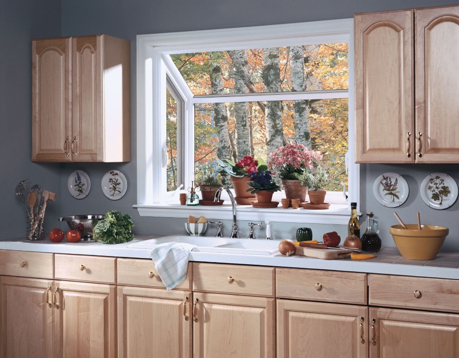 Kitchen garden window