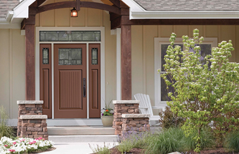 Classic-Craft Door with Homeward Glass